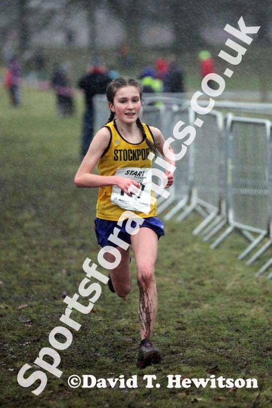 No 177 under-15 girls Northern Cross Country Champs, Knowsley Safari Park. Photo: David T. Hewitson/Sports for All Pics